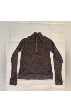 Lululemon Swiftly Wool 1/2 Zip Black LS Pullover Top